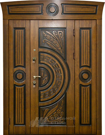 Дверь «Парадная дверь №122» c отделкой Массив дуба